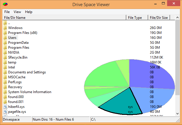 DriveSpace Screenshot